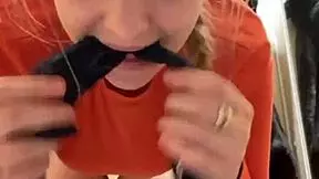 Extreme public fingering with vibrator 😈 close up pussy.