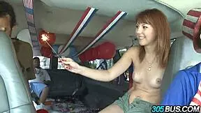 i fucked redhead babe delila darling on 4th of july in public humiliation.