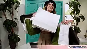 Blonde Teen with Small Tits Punished by Machine in Group Orgy, Achieving Multiple Orgasms