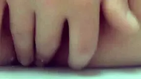 Hot brunette Julia gets steamy while masturbating in bath