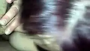 Young guy gets sucked off by mature woman with monster cock