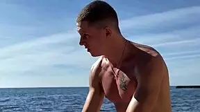 spending vacation with katty west on the sea she loves oily sex with falcon al