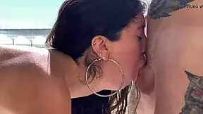 spending vacation with katty west on the sea she loves oily sex with falcon al