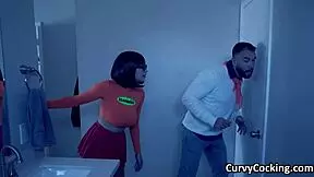 Velma in costume gives sloppy oral