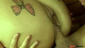 Crotch muscle workout with Bella B and Timea Bela turns into a group session.