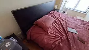 Latina maid's creamy pussy gets worked up in jeans and flip flops. Massage turns into pure seduction.