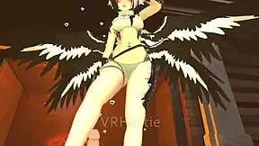 Pov warming up in cabin with angel's lap dance fuck