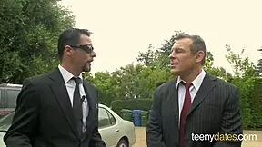 Skinny Blonde Babe Teases with Shaved Pussy and Sucking Skills on Teenydates-Cz-975