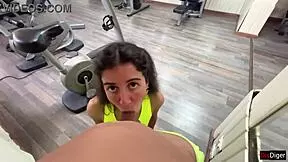 i had a quickie sex in the gym, it was so risky and public, i loved it