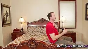 Little pornstar gets rammed hard in a raw reality scene