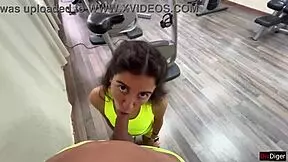 i had a quickie sex in the gym, it was so risky and public, i loved it