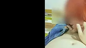 Redhead latina nurse mounts patient's big cock for homemade sex