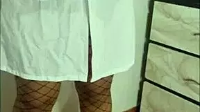 Redhead latina nurse mounts patient's big cock for homemade sex