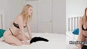 Subtle Anal Play With Busty Blonde Roomie