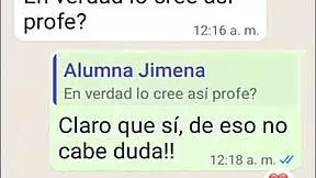 colegiala begs to improve her grade part two