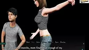 In Intertwined 1, meeting Alexis with big tits in erotic anime.