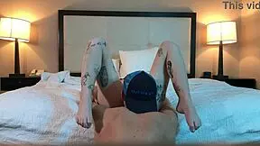 Hot tatted petite beauty devouring pussy