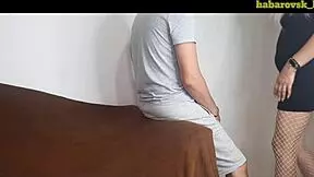 Sexy wife slips away with a friend next door. Stockings and wet vibes hint at more.