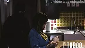 The man in the mask with petite teen xwife karen and tommy pistol in reality