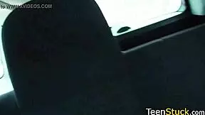 i can’t believe i caught this european teen hitchhiker masturbating in my car today