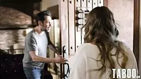 The man in the mask with petite teen xwife karen and tommy pistol in reality