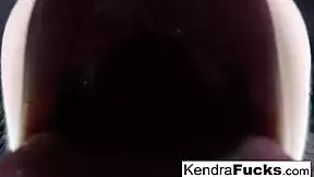 Giant bath soaking turns into hardcore group banging with brunette teen.