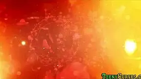 yo, watch this fat-assed slut get slammed hard doggystyle right now!