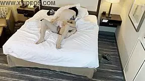 Overwhelmed with passion, the sexy petite beauty rode him cowgirl style in a rough, intense session.