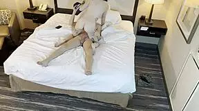 Overwhelmed with passion, the sexy petite beauty rode him cowgirl style in a rough, intense session.