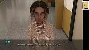 shauna's sucking monster cocks at the college gym in 3d anime 😈