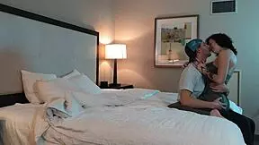 Romantic makeout session with a young teen