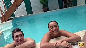 hunt4k poor cuckold should watch how rich guy owns his girlfriend