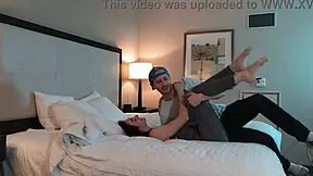 Romantic makeout session with a young teen