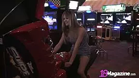 I saw lilly luck in her tight dress, she's so sexy