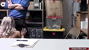 Teen babe seduces officer for freedom