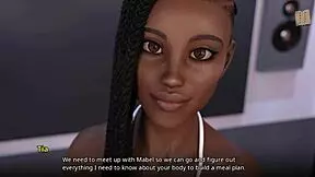 Cartoon-oriented sexual relation with naked 18-year-old woman amateur