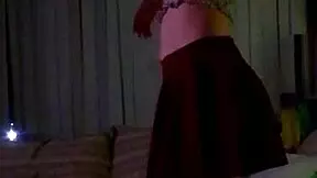 Latina Brunette Noita Performs Seductive Dance For Audience