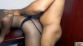 she takes a huge black cock in her first porn