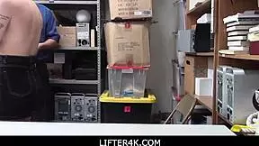 Slut Teen Thief Naomi Nash Sits in Officer's Lap