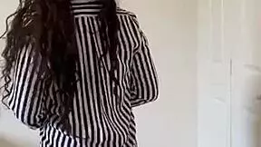 young spanish girl showing her body features