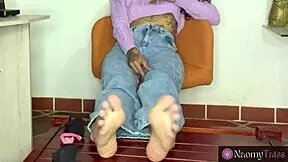 blonde stepbro licks and rides stepsisters pussy