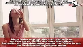 First-time sex with German adult star