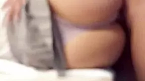 Young Student With Big Ass Gets Skirt Lifted And Penetrated, Creampie Inside Her!