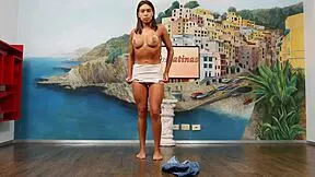 sexy fit latina babe, wanna dance and fuck on my bed?