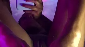 look at these beautiful soft feet and vibrator on my little black pussy