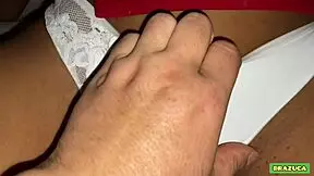 Sexual maniac caught me, sucked my dick, we jerked off, she sat and twerked