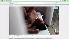 야, 이 진짜 탄트라 마사지 봐, 벗은 라티나 틴 18+랑!