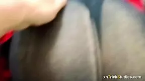 trying out my new camera while fucking nova on the bed