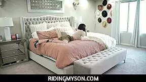 Stepson Takes Charge: Fucking His Step Mom's Sexy Ass And Boobs