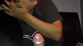 brunette teen gets facial after blowjob?